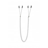 Зажимы на соски «Вилки» на цепочке - Pecado - купить с доставкой в Рязани