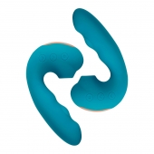 Голубой вибратор Tara с вакуумной стимуляцией и функцией постукивания - BeYourLover