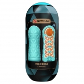 Аквамариновый мастурбатор Victoria - Baile - в Рязани купить с доставкой
