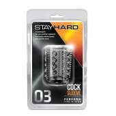 Прозрачная насадка с шипами и шишечками STAY HARD COCK SLEEVE 03 CLEAR - Blush Novelties - в Рязани купить с доставкой