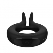 Черное эрекционное кольцо Marry Me Rechargeable Vibrating Cockring - Adrien Lastic - в Рязани купить с доставкой