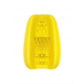 Желтый мастурбатор-яйцо Bisedze - LoveStore - в Рязани купить с доставкой