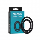 Черное двойное эрекционное кольцо Nexus Enduro Double - Nexus Range - в Рязани купить с доставкой