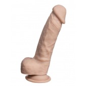 Телесный фаллоимитатор на присоске Real Skin Model 1 - 17,8 см. - Adrien Lastic