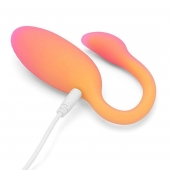 Оранжевый вибратор Flamingo Max - Magic Motion