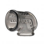 Дымчатая насадка на пенис и мошонку - Baile - в Рязани купить с доставкой