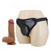 Страпон с универсальным поясом Fogg - 17,5 см. - Baile - купить с доставкой в Рязани