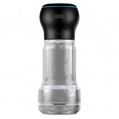 Набор PowerBlow   Feel Pocket Stroker Crystal: мастурбатор и интерактивная насадка - Kiiroo - в Рязани купить с доставкой