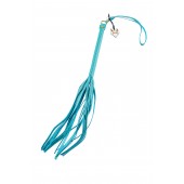 Голубая кожаная плеть - 50 см. - Pecado - купить с доставкой в Рязани