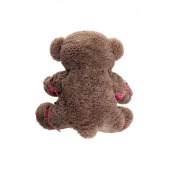 Бондажный набор: бурый мишка с розовыми оковами и наручниками - Pecado - купить с доставкой в Рязани