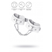 Белые узкие наручники-браслеты со скруглёнными углами - Pecado - купить с доставкой в Рязани