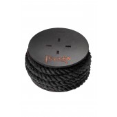 Черная веревка для шибари на катушке - 5 м. - Pecado - купить с доставкой в Рязани