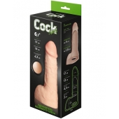 Телесный фаллоудлинитель с мошонкой Cock Next - 17 см. - LOVETOY (А-Полимер) - в Рязани купить с доставкой