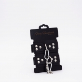 Черные кожаные наручники с регулируемыми ремешками - Crazy Handmade - купить с доставкой в Рязани