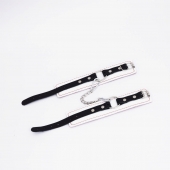 Бело-красные кожаные оковы - Crazy Handmade - купить с доставкой в Рязани