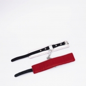 Бело-красные кожаные оковы - Crazy Handmade - купить с доставкой в Рязани