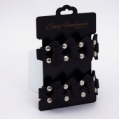 Черные кожаные наручники из звеньев - Crazy Handmade - купить с доставкой в Рязани