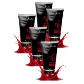 Набор из 5 съедобных лубрикантов JUJU со вкусом вишни - JuJu - купить с доставкой в Рязани