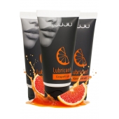 Набор из 3 съедобных лубрикантов JUJU со вкусом грейпфрута - JuJu - купить с доставкой в Рязани