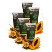 Набор из 5 съедобных лубрикантов JUJU со вкусом тропических фруктов - JuJu - купить с доставкой в Рязани