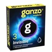 Супертонкие презервативы Ganzo Invisible - 3 шт. - Ganzo - купить с доставкой в Рязани