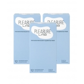 Набор из 3 упаковок ультратонких презервативов Pleasure Lab (по 12 шт.) - Pleasure Lab - купить с доставкой в Рязани