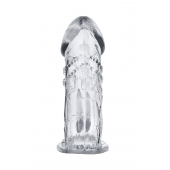 Прозрачная насадка на пенис Uco - 13 см. - A-toys - в Рязани купить с доставкой