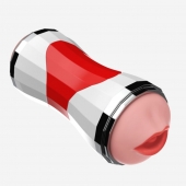 Двусторонний мастурбатор в колбе Power Grip Cup - вагина и ротик - Boys of Toys - в Рязани купить с доставкой