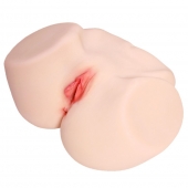 Мастурбатор-полуторс с двойным слоем материала и вибрацией Jenny Onahole Real Vagina - KOKOS - в Рязани купить с доставкой