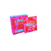 Презервативы с разогревающим эффектом Expert Hot Love - 3 шт. - Expert - купить с доставкой в Рязани