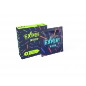 Светящиеся в темноте презервативы Expert Neon - 3 шт. - Expert - купить с доставкой в Рязани