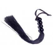 Черная силиконовая плеть - 37 см. - Boys of Toys - купить с доставкой в Рязани