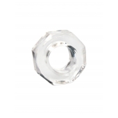 Прозрачное эрекционное кольцо в форме гайки - Sex Expert - в Рязани купить с доставкой