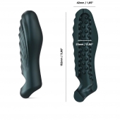 Серая силиконовая насадка на пенис с подхватом Manwan Ryzer - Manwan - в Рязани купить с доставкой