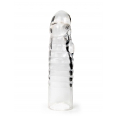 Прозрачная закрытая насадка на член - 15 см. - Sex Expert - в Рязани купить с доставкой