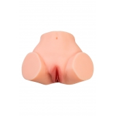 Телесный реалистичный мастурбатор-полуторс с 2 любовными входами - No Name - в Рязани купить с доставкой