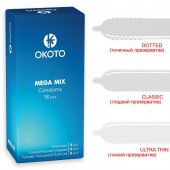 Презервативы OKOTO Mega Mix - 18 шт. - Sitabella - купить с доставкой в Рязани