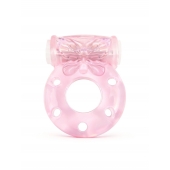 Розовое эрекционное виброкольцо с бабочкой - 1137 - в Рязани купить с доставкой