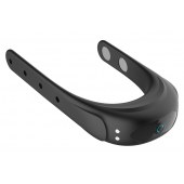 Черное эрекционное виброкольцо на ремешках - Boys of Toys - в Рязани купить с доставкой