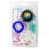 Набор из 3 эрекционных колец разного цвета и рельефа - Boys of Toys - в Рязани купить с доставкой