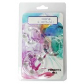 Набор из 3 эрекционных прозрачных колец - Boys of Toys - в Рязани купить с доставкой