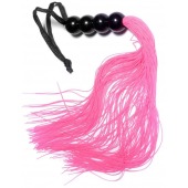 Розовая силиконовая плеть - 35,5 см. - Boys of Toys - купить с доставкой в Рязани