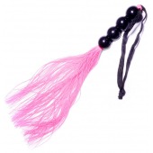 Розовая силиконовая плеть - 35,5 см. - Boys of Toys - купить с доставкой в Рязани