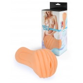 Эластичный мастурбатор в виде вагины телесного цвета - Sexy Girl - в Рязани купить с доставкой