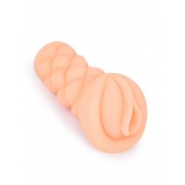 Телесный мастурбатор-вагина с вибропулей и эрекционными кольцами в комплекте - Sexy Girl - в Рязани купить с доставкой