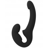 Черный безремневой страпон Share Lite - Fun Factory - купить с доставкой в Рязани