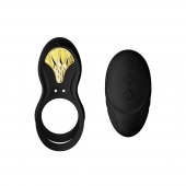 Черное эрекционное виброкольцо Bayek с пультом ДУ - Zalo - в Рязани купить с доставкой