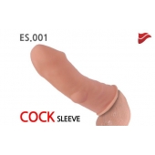 Насадка на фаллос с имитацией пирсинга - 14,7 см. - KOKOS - в Рязани купить с доставкой