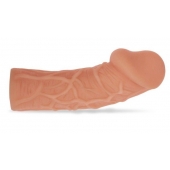 Насадка фаллического вида с венками - 14,7 см. - KOKOS - в Рязани купить с доставкой