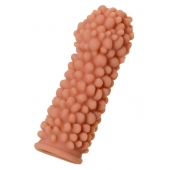 Насадка на фаллос с пузыриками по всей поверхности - 14,7 см. - KOKOS - в Рязани купить с доставкой